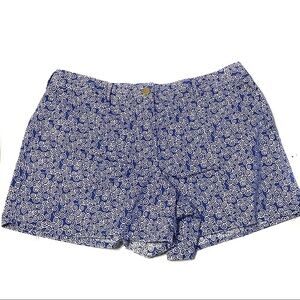 Diane von Furstenberg Miggy shorts blue white 0‎